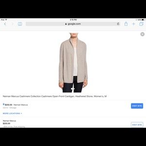 100% cashmere Newman Marcus cardigan and pants